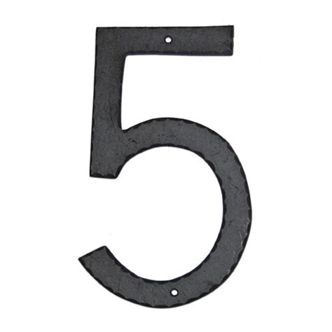 metal house numbers home depot|5 in metal house numbers.